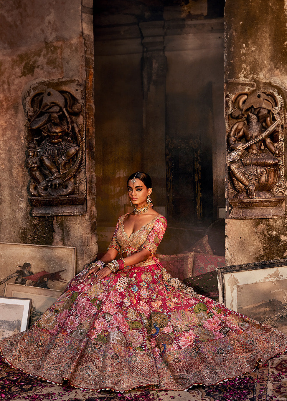 Rani Pink Pichhwai Lehenga