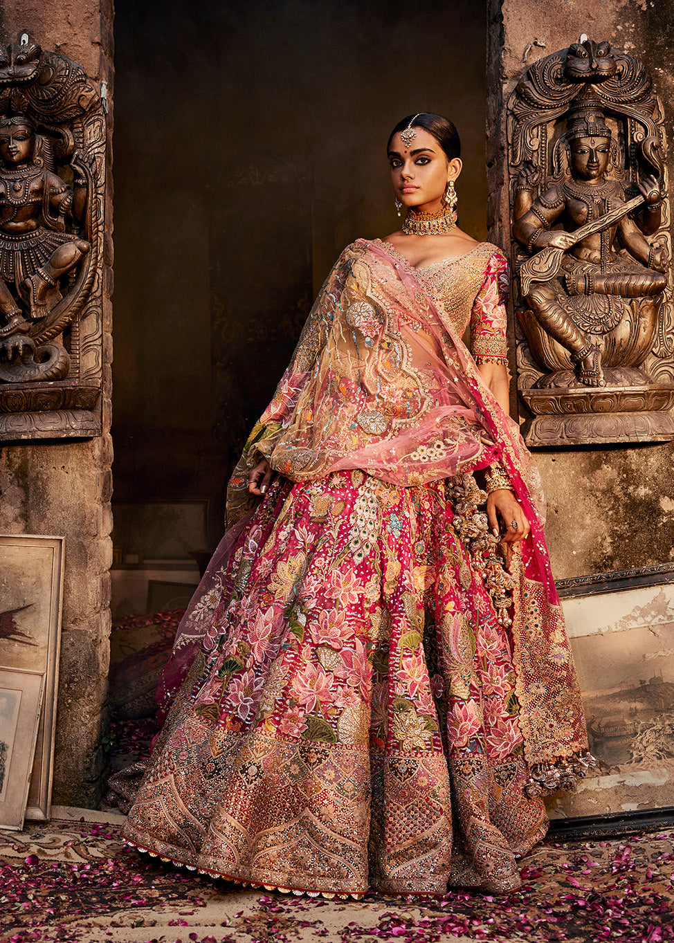 Rani Pink Pichhwai Lehenga