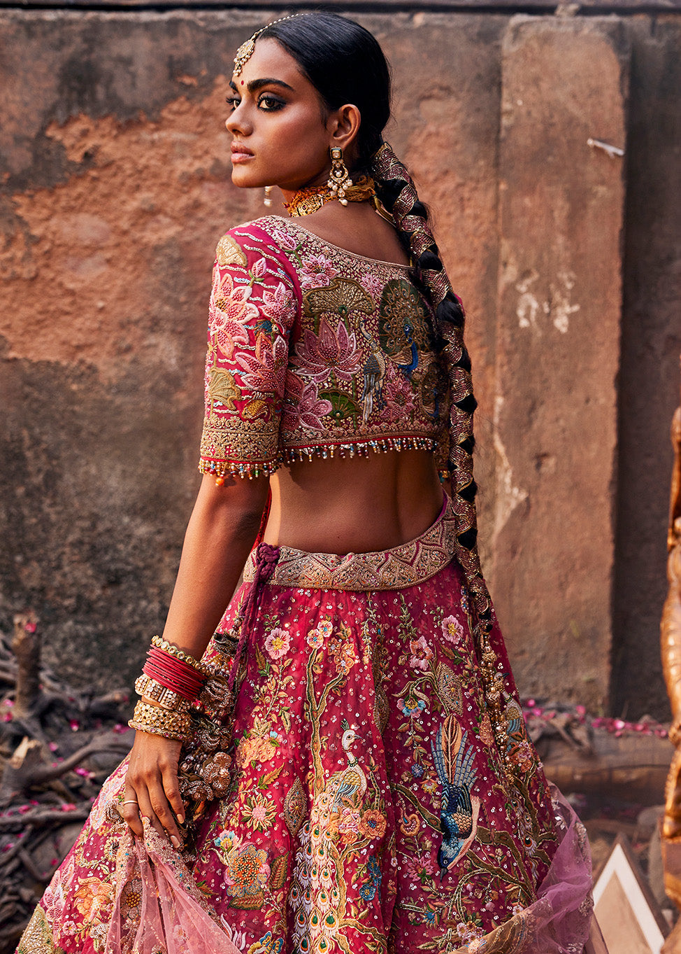 Rani Pink Pichhwai Lehenga