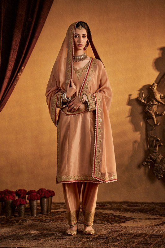 Soft Beige Kurta Set