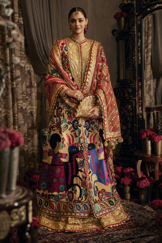 Earthy Gold Lehenga