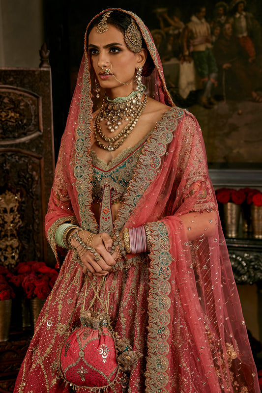 Royal Ruby Silk Lehenga