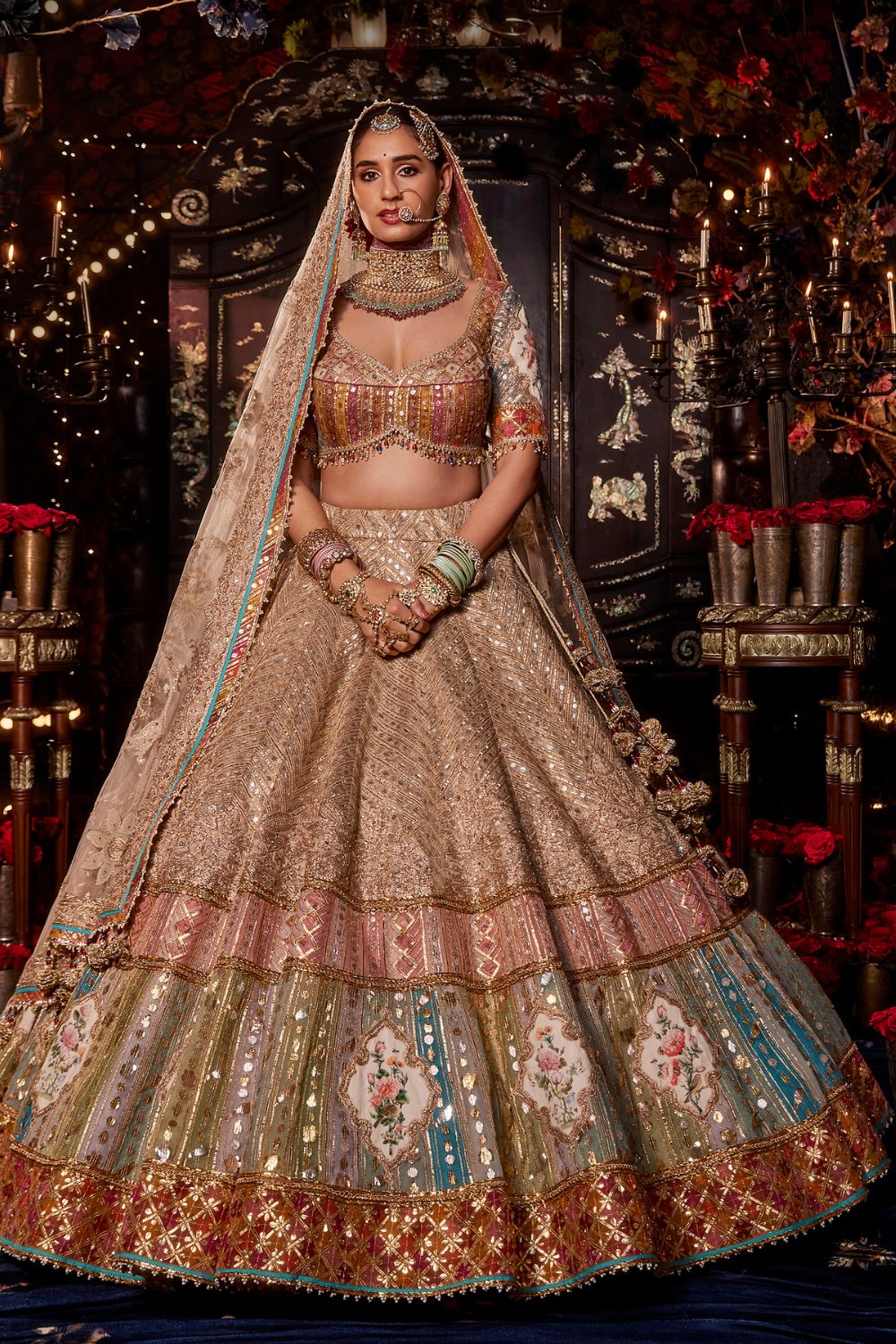 Pale Peach with Baby Pink Color Lehenga | Pink bridal lehenga, Indian  bridal lehenga, Bridal lehenga collection