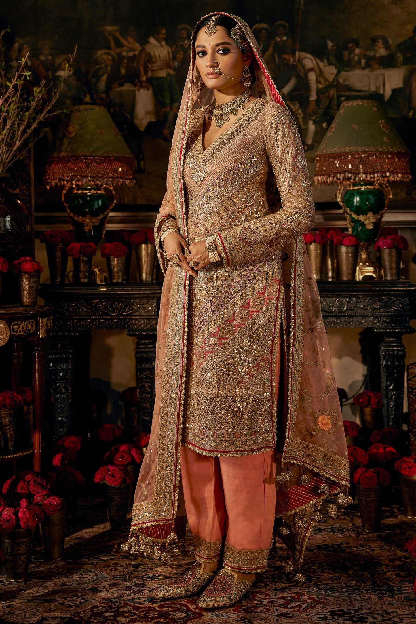 Earthy Peach Kurta Set