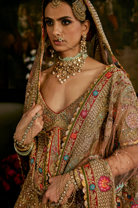 Earthy Blush Pink Lehenga