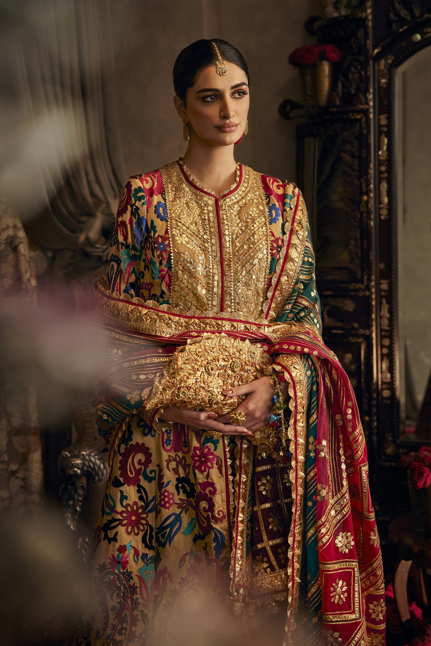 Earthy Gold Lehenga