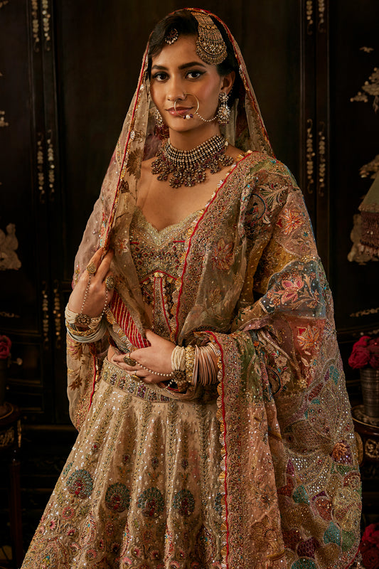 Ivory Mahal Lehenga