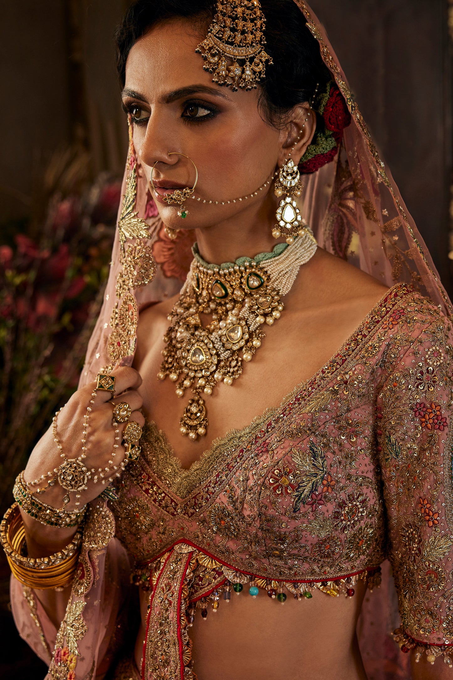 Earthy Pink lehenga