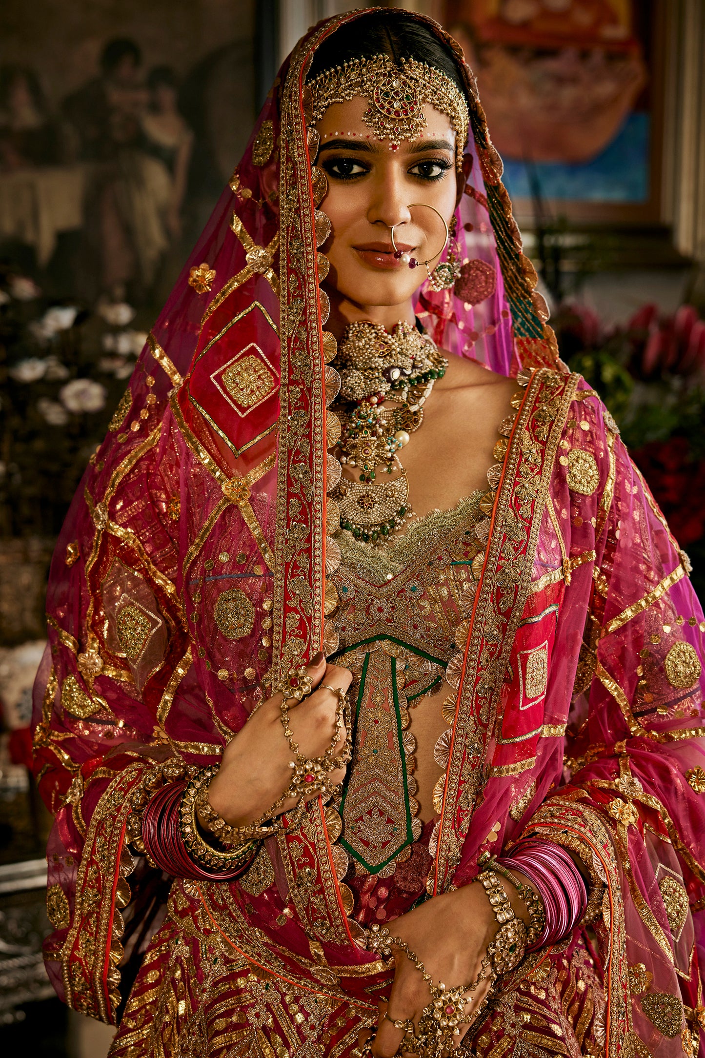 Rani Pink Gota Lehenga