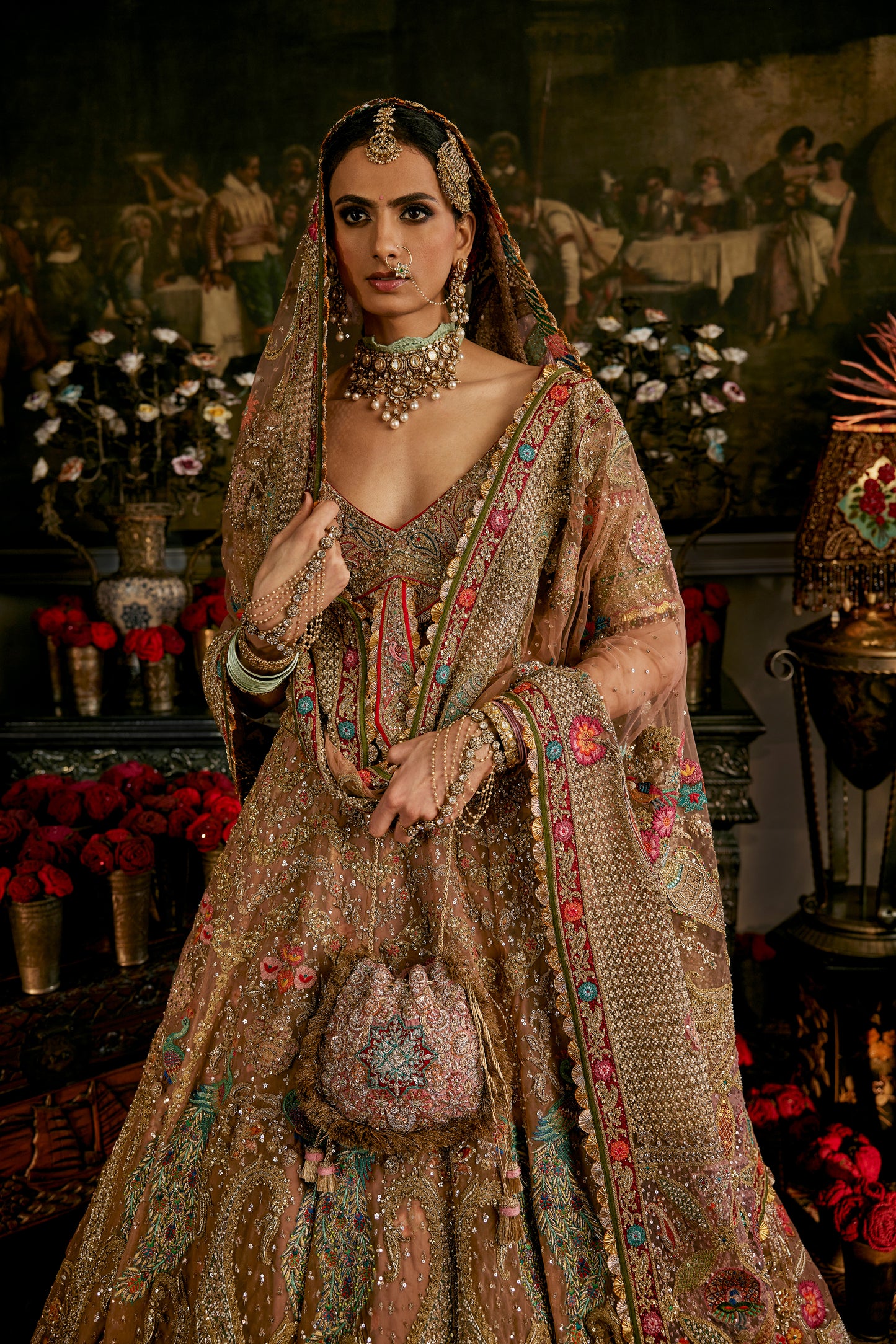 Earthy Blush Pink Lehenga