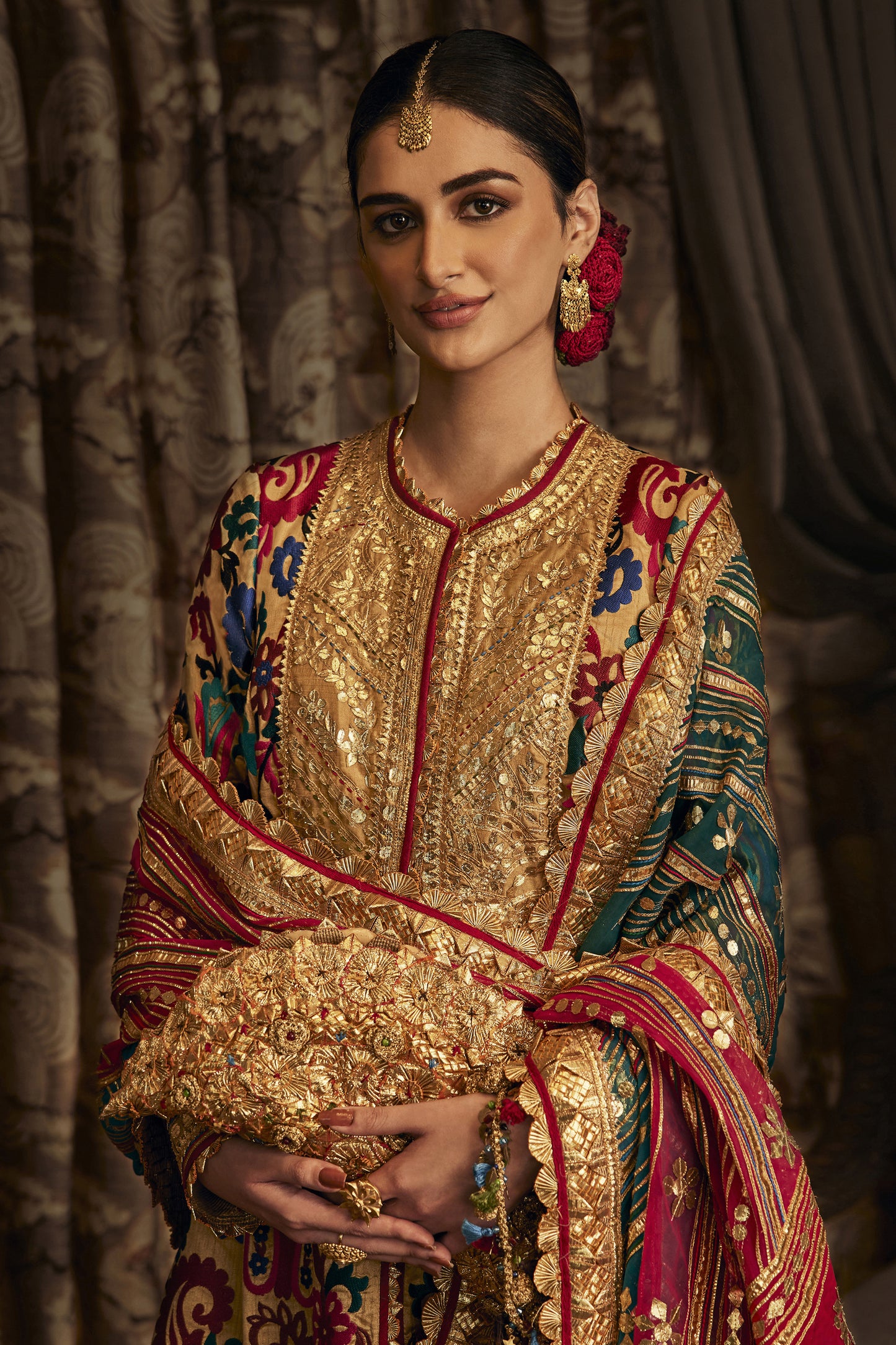 Earthy Gold Lehenga