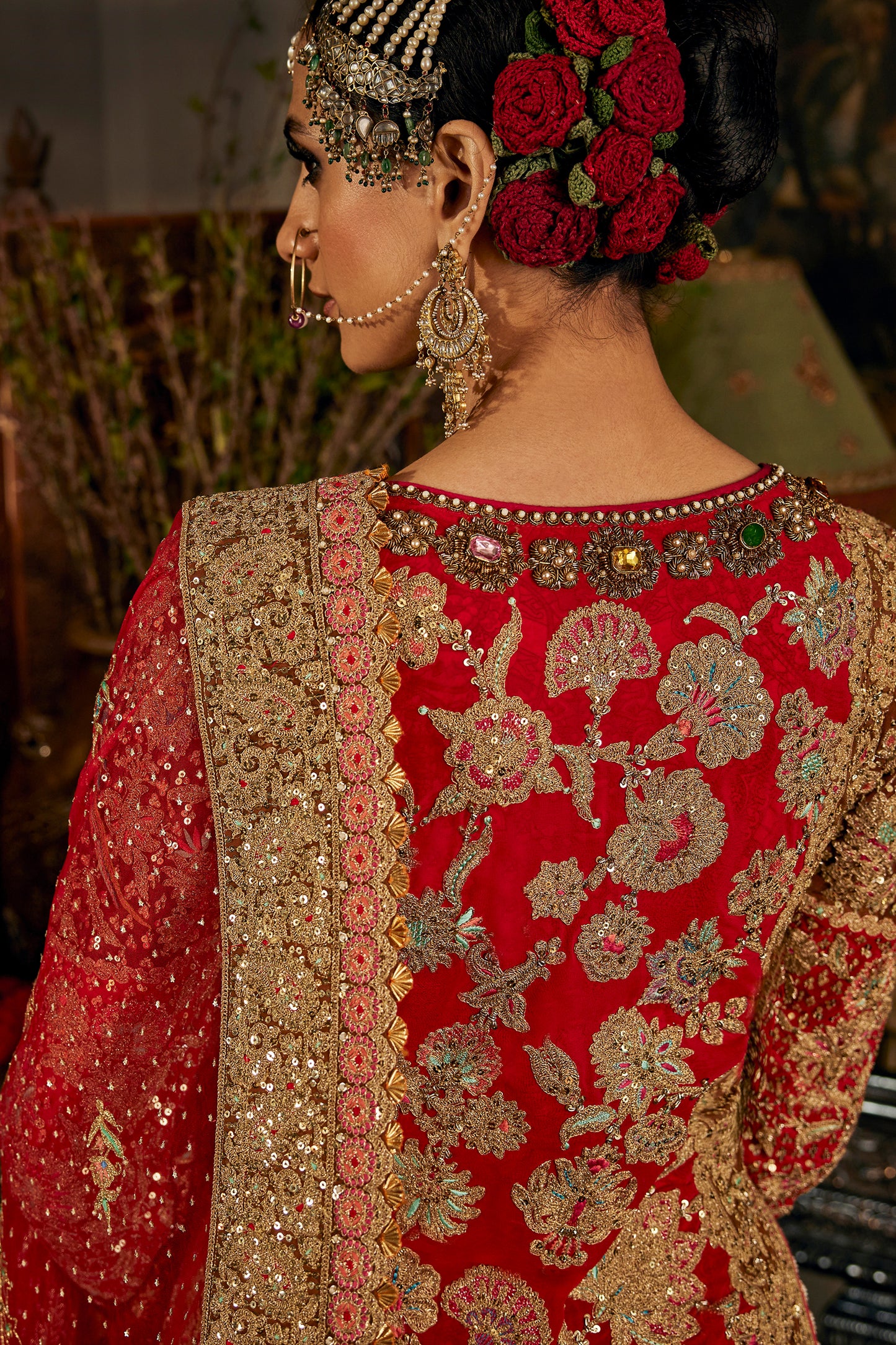 Deep Red Sharara