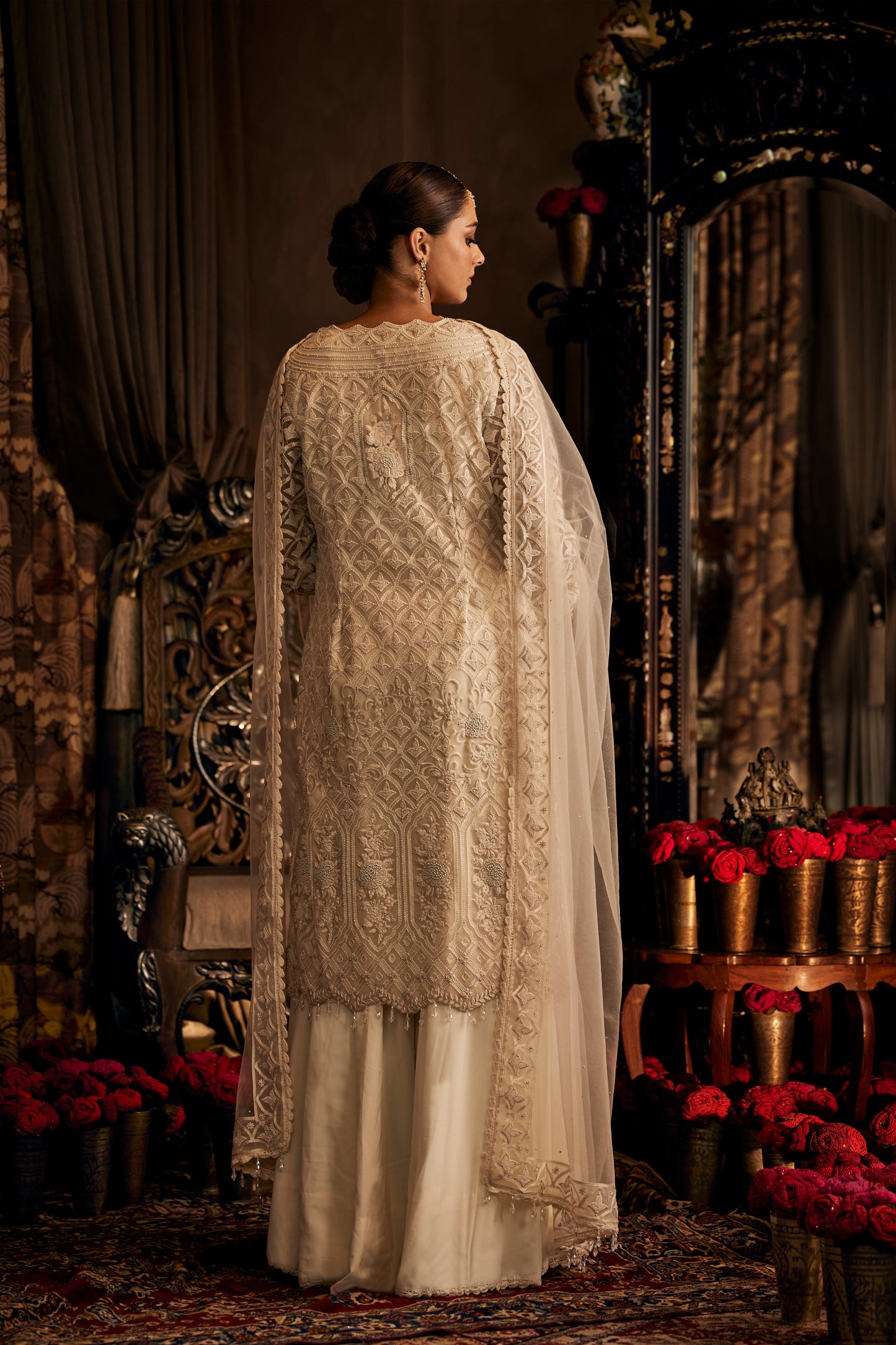 Ivory Tulle Sharara