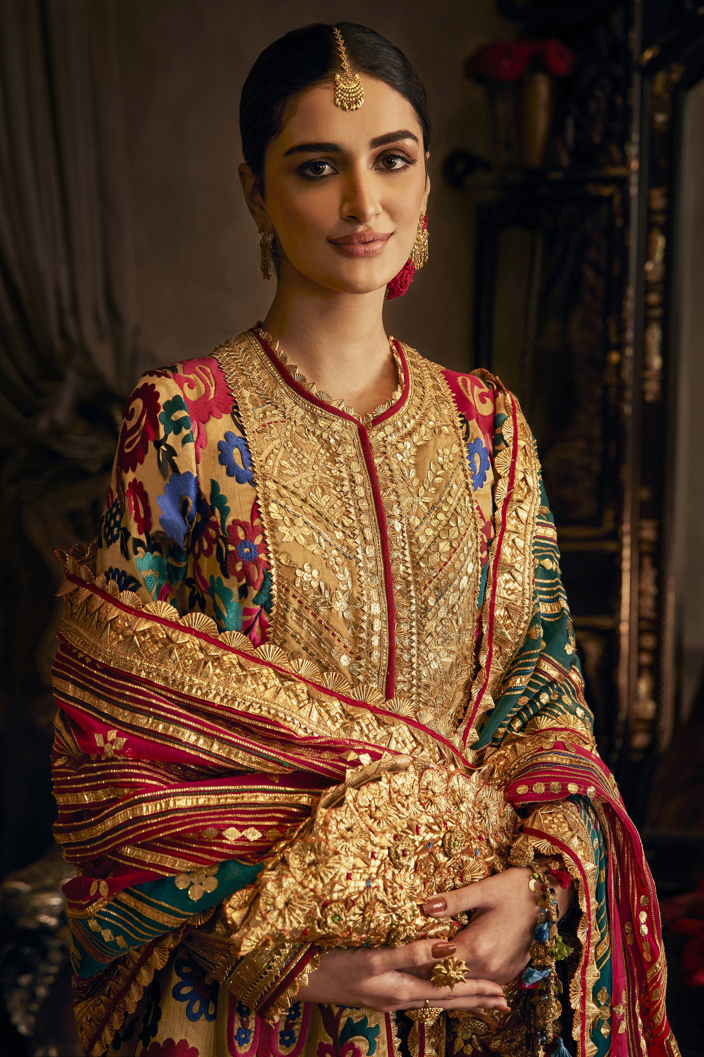 Earthy Gold Lehenga