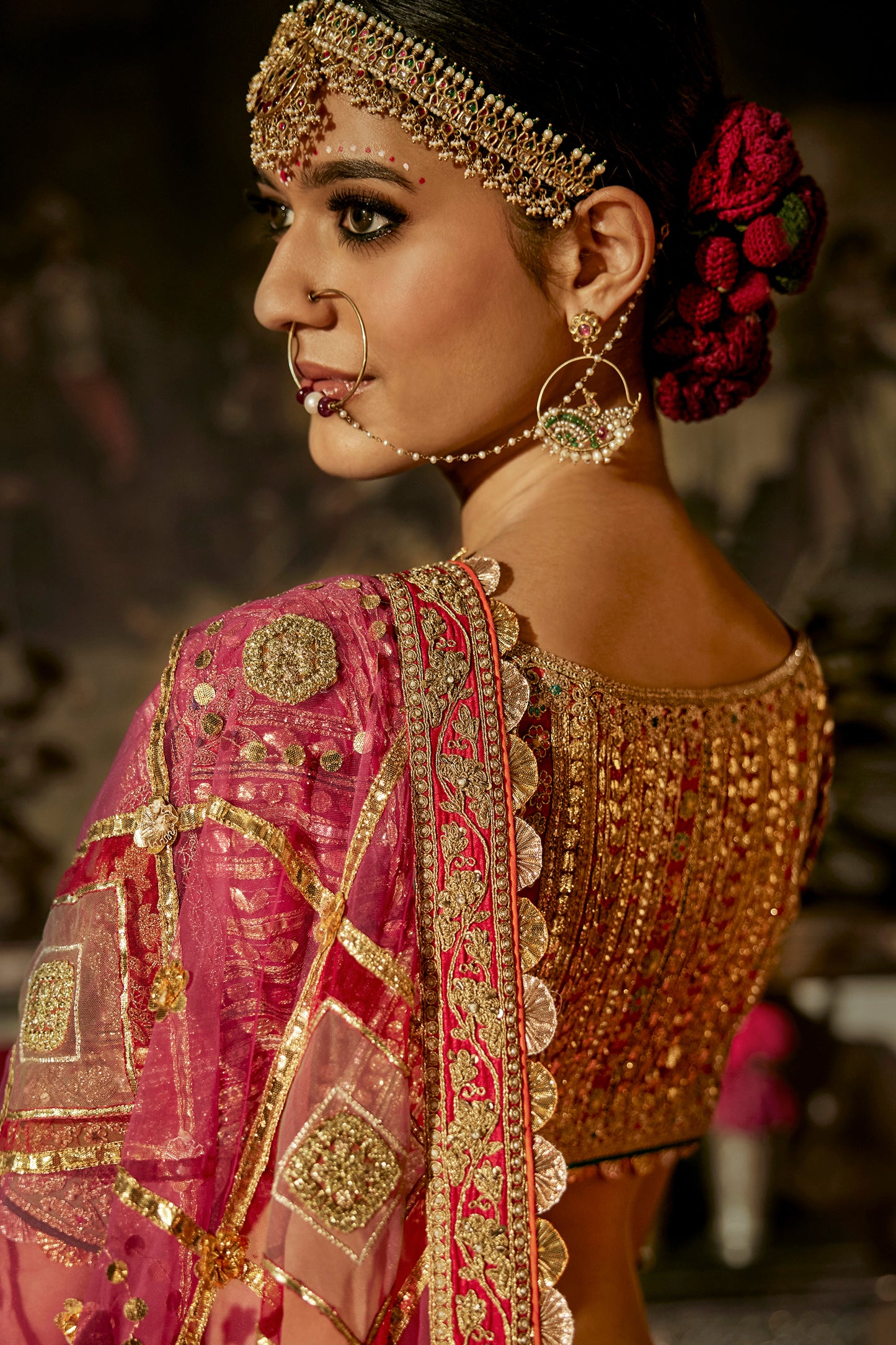 Rani Pink Gota Lehenga