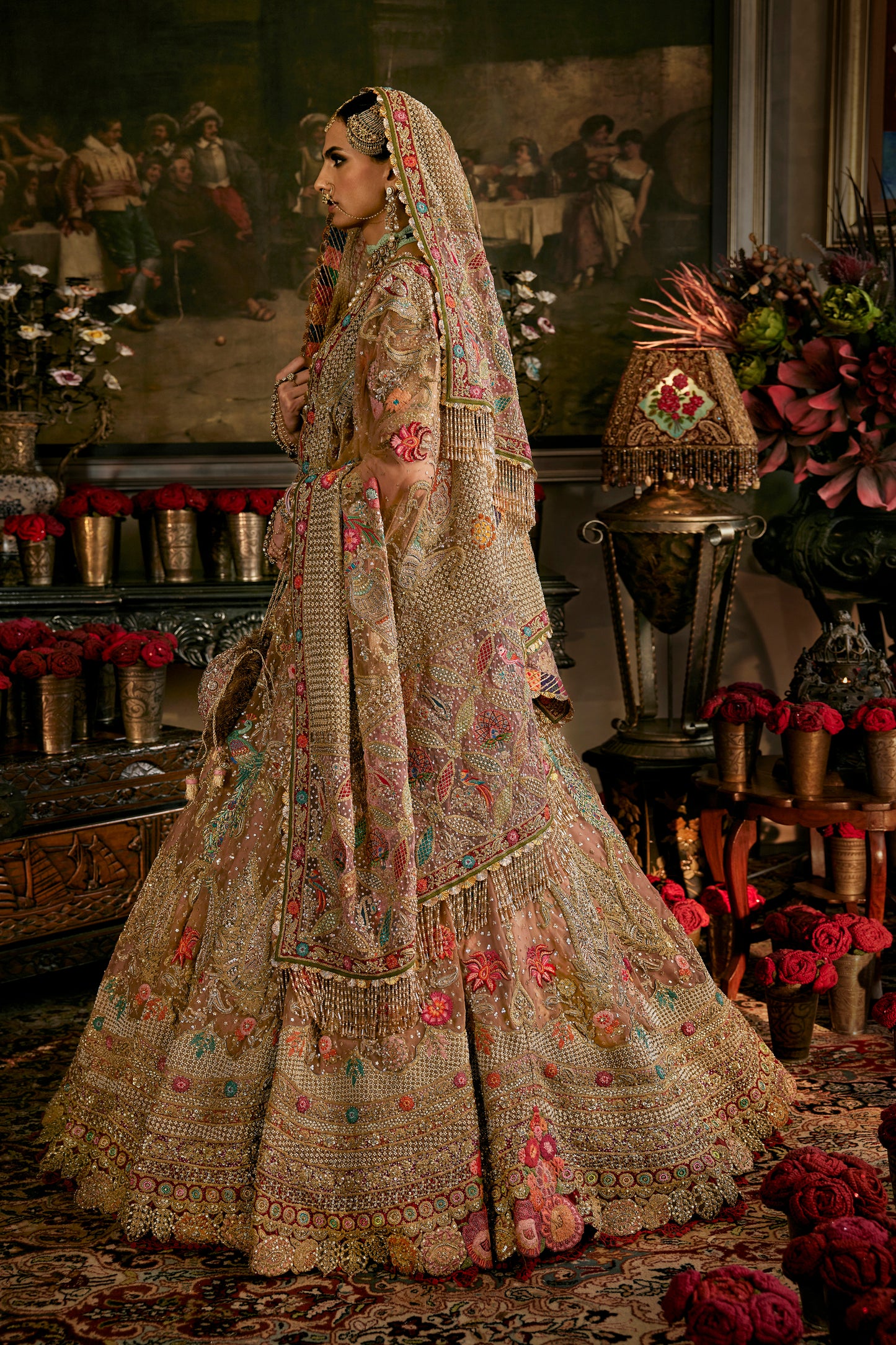 Earthy Blush Pink Lehenga