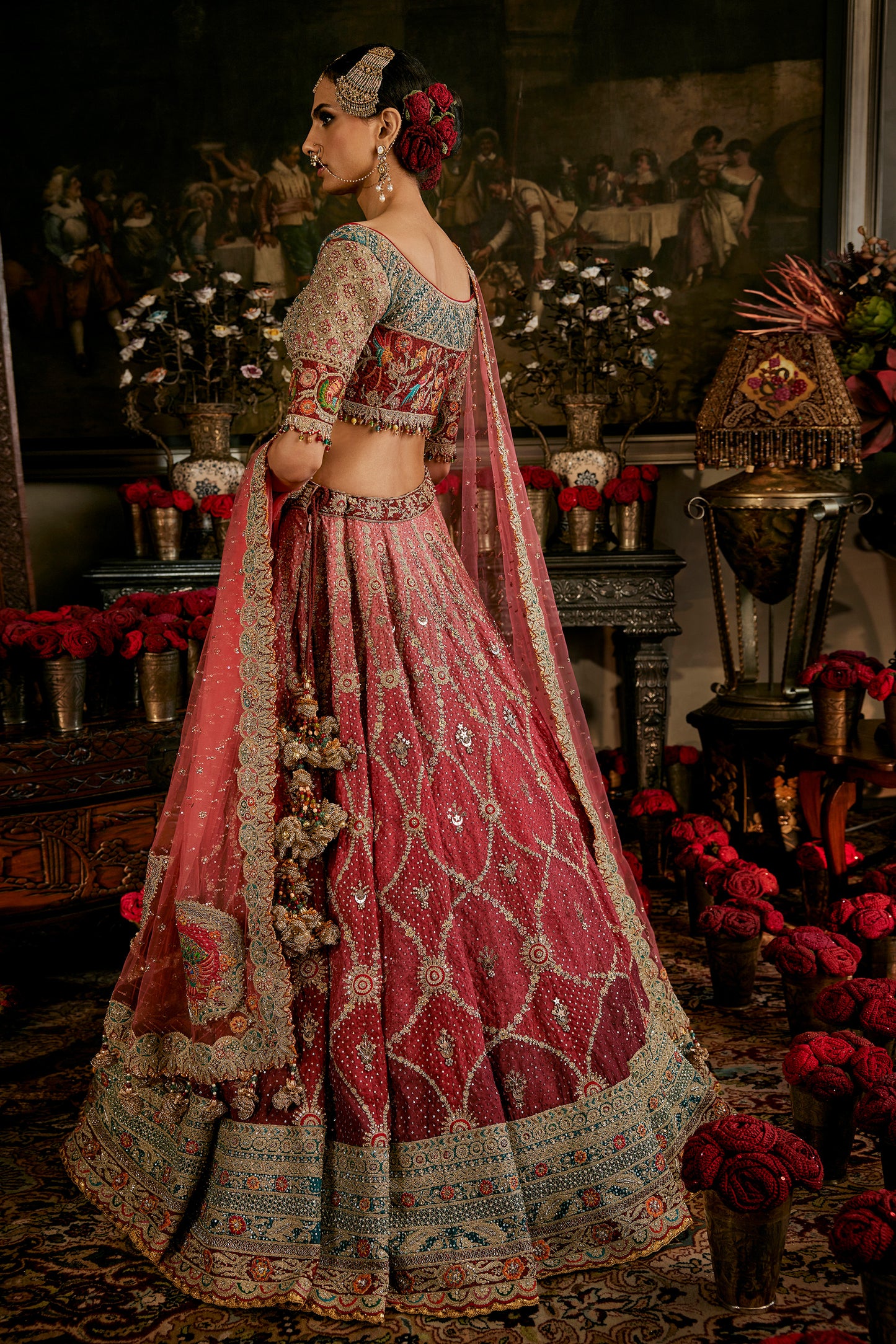 Royal Ruby Silk Lehenga