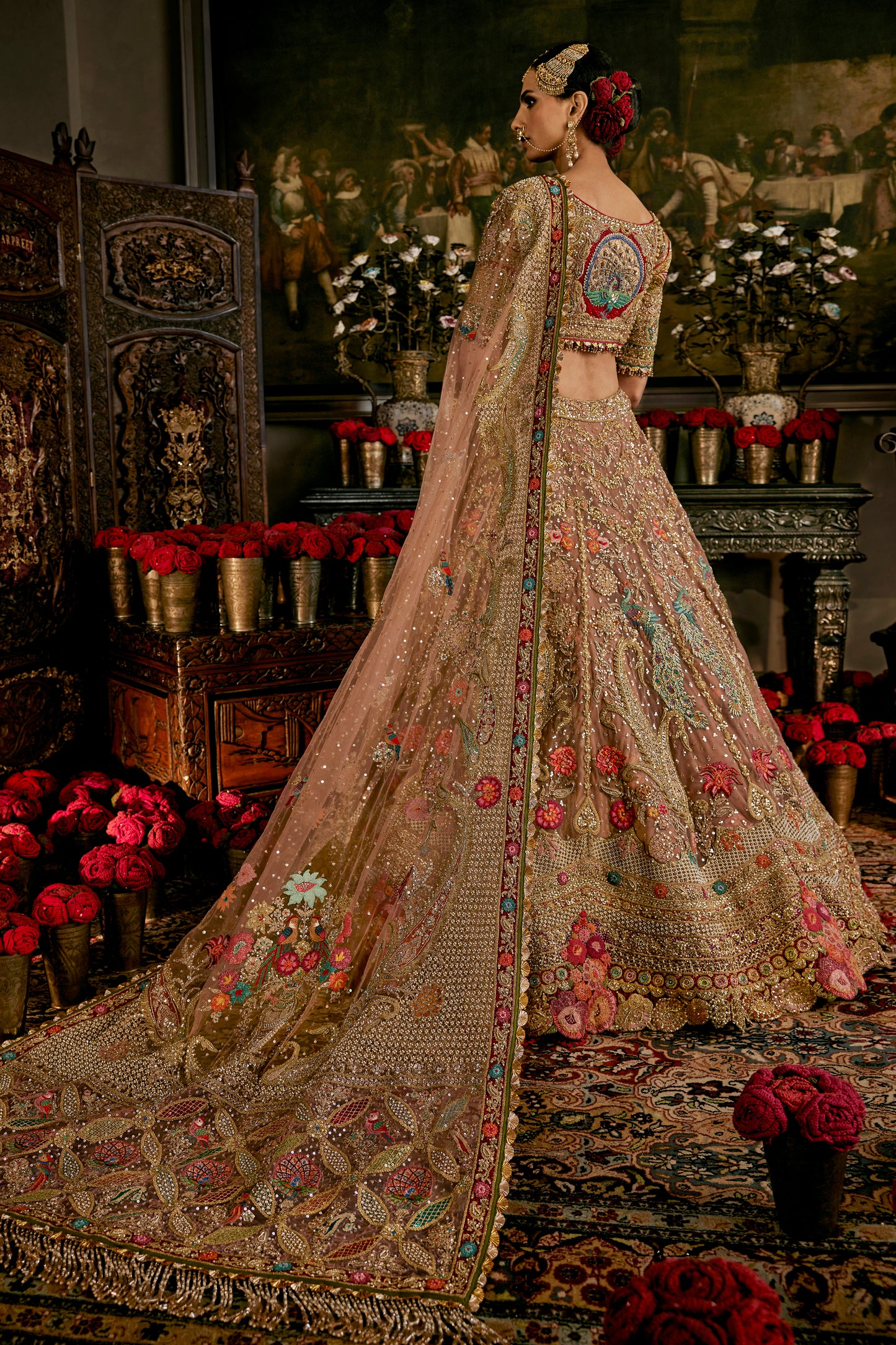 Earthy Blush Pink Lehenga