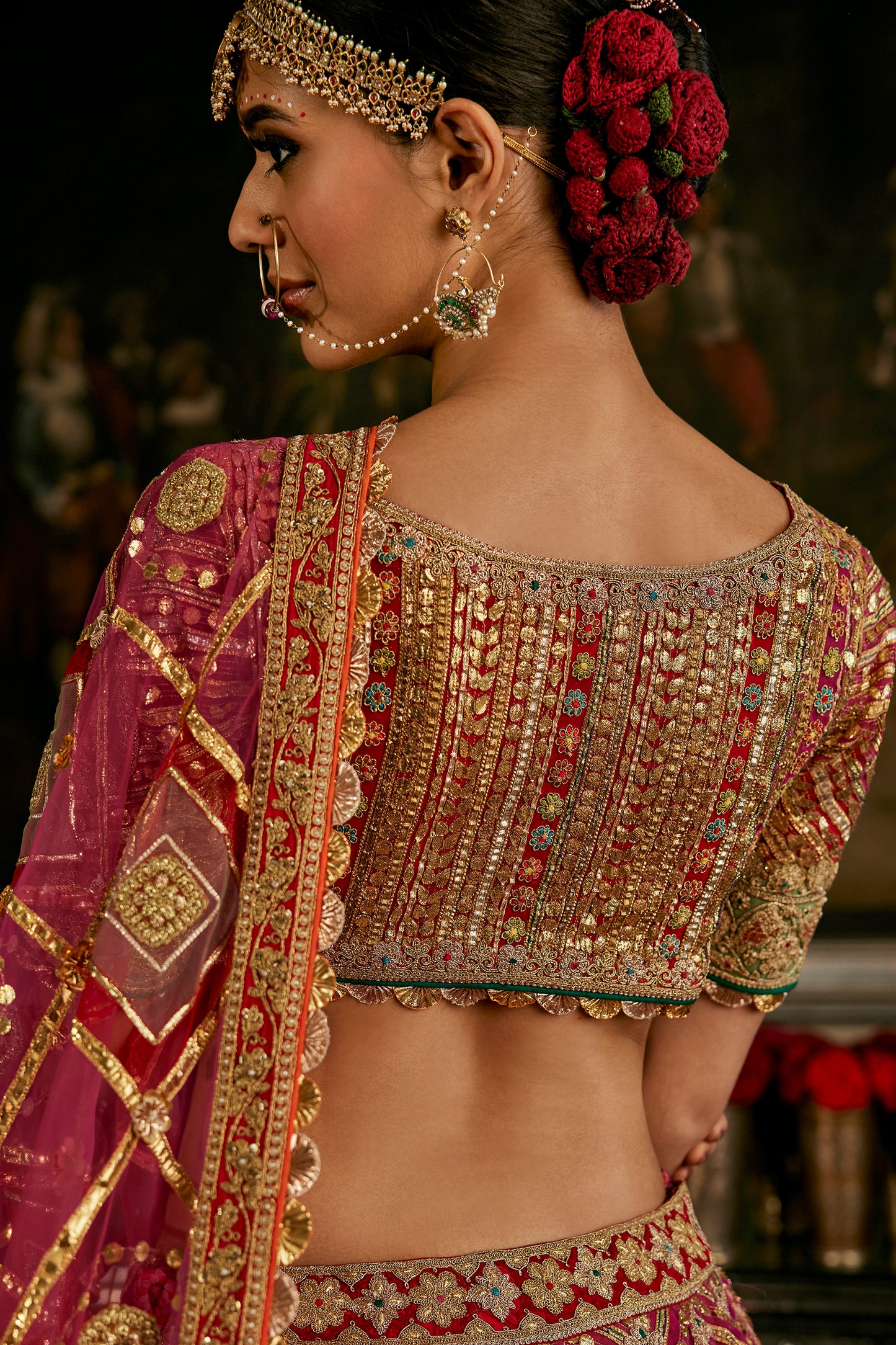 Rani Pink Gota Lehenga