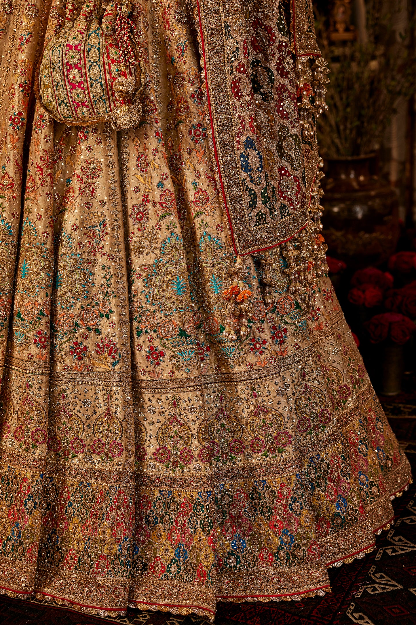 Earthy Gold Lehenga