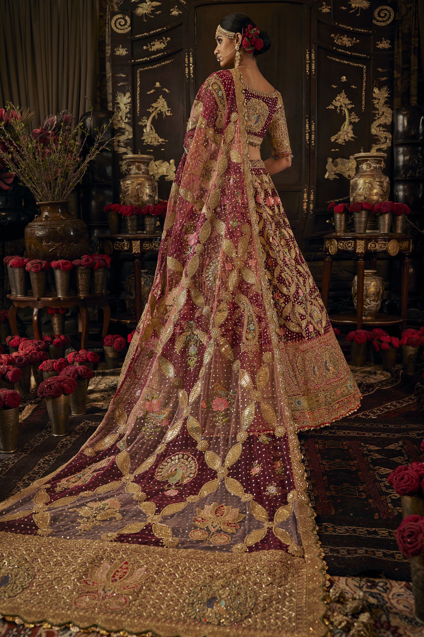 Ruby Prachin-Kari Lehenga