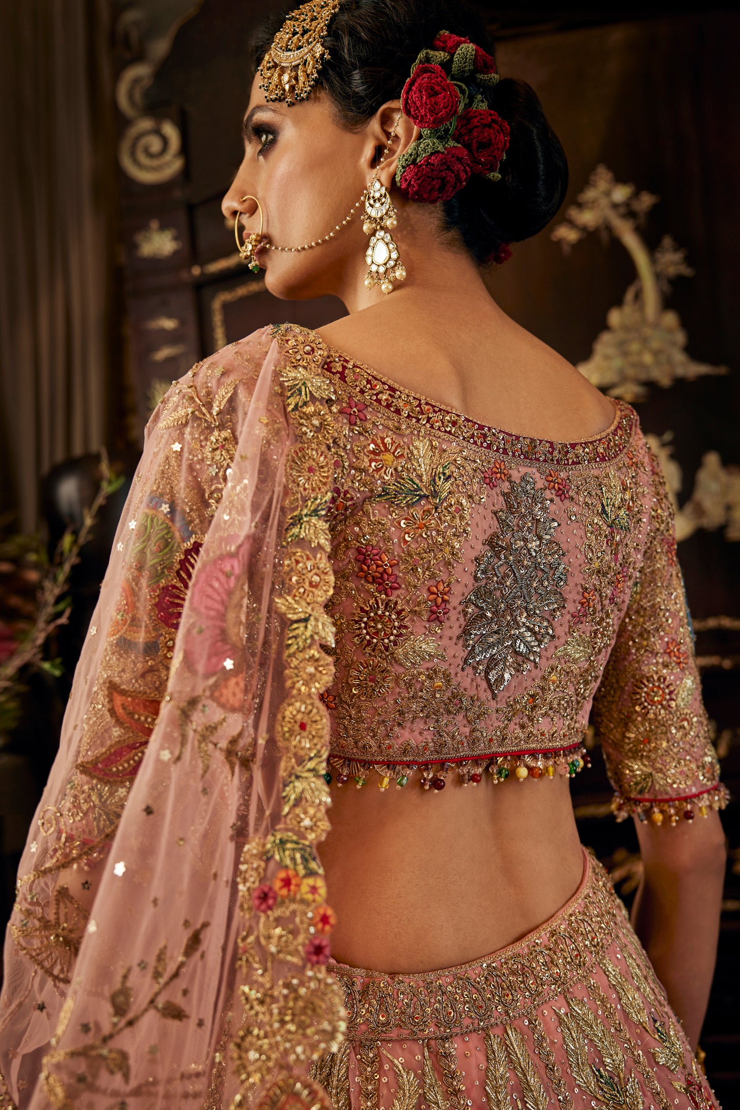 Earthy Pink lehenga