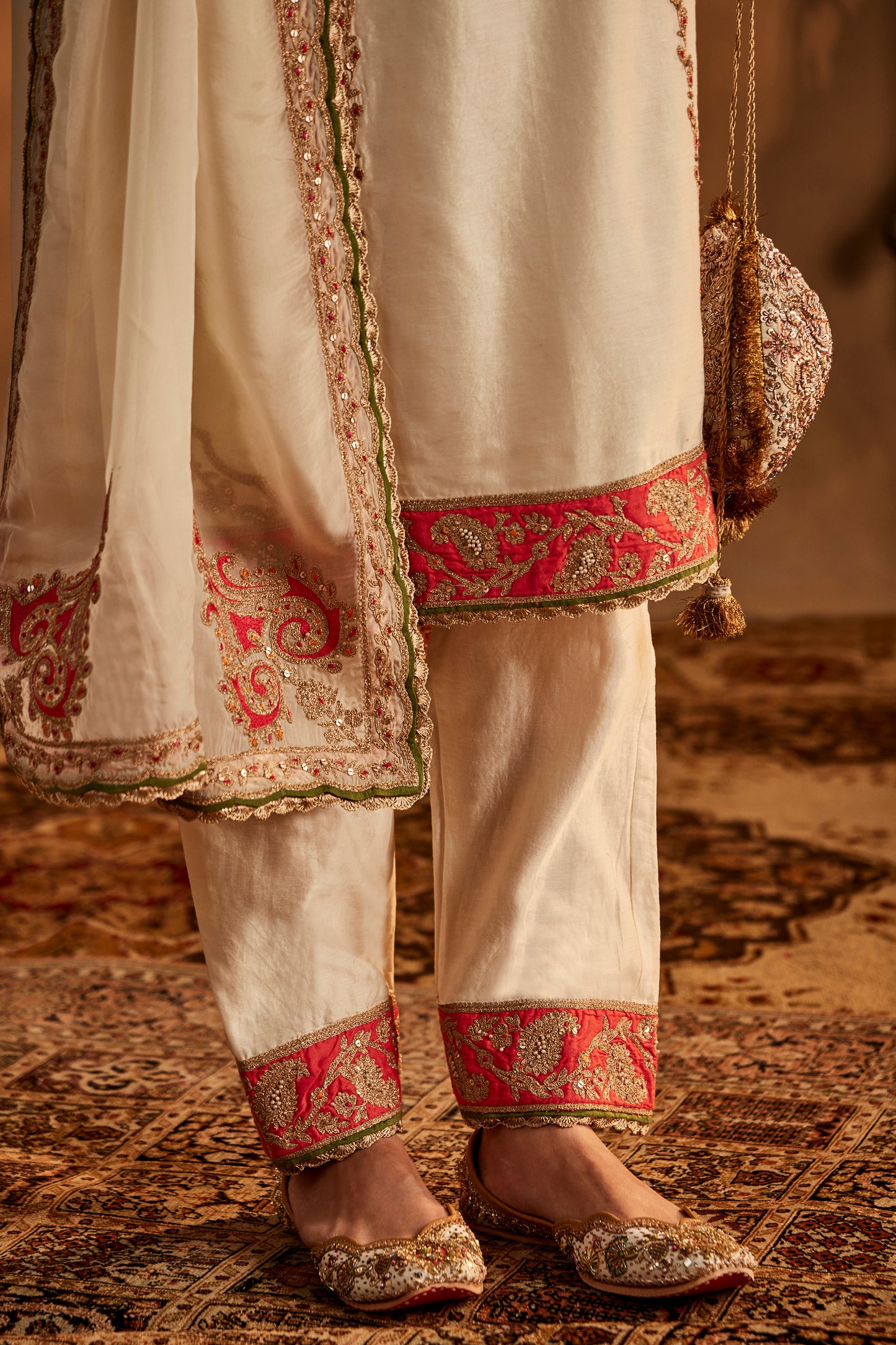 Ivory Straight Kurta Set