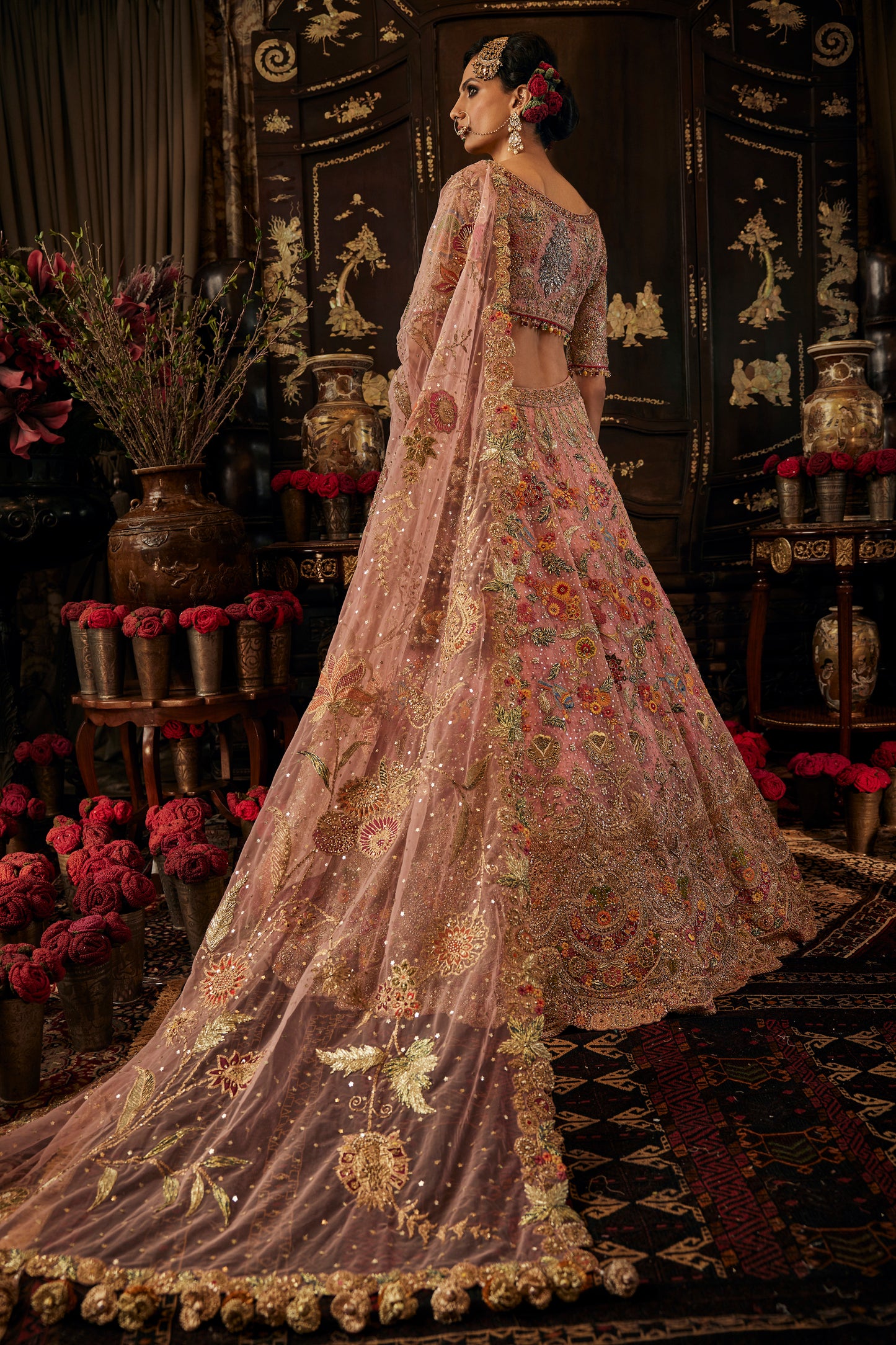 Earthy Pink lehenga