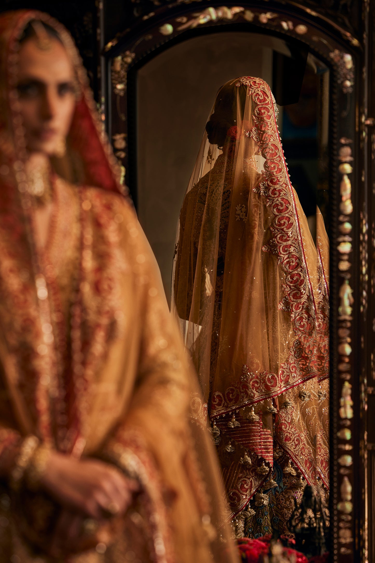 Mustard Gold Kalidar Jacket Lehenga