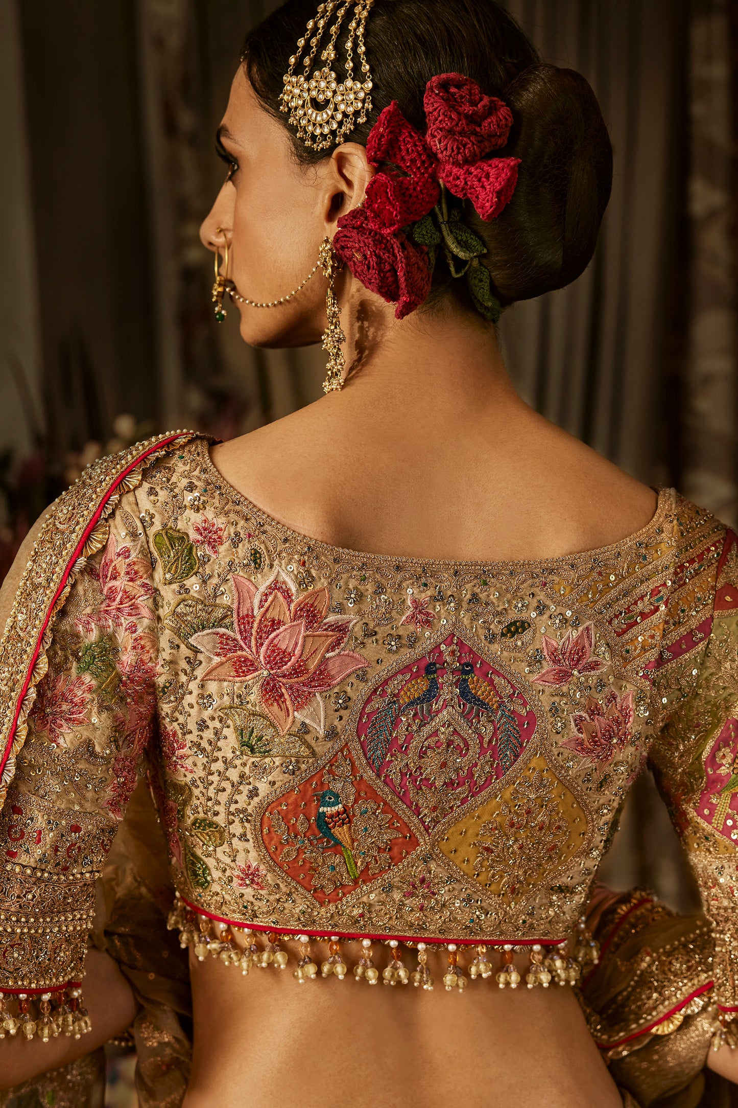 Earthy Gold Lehenga