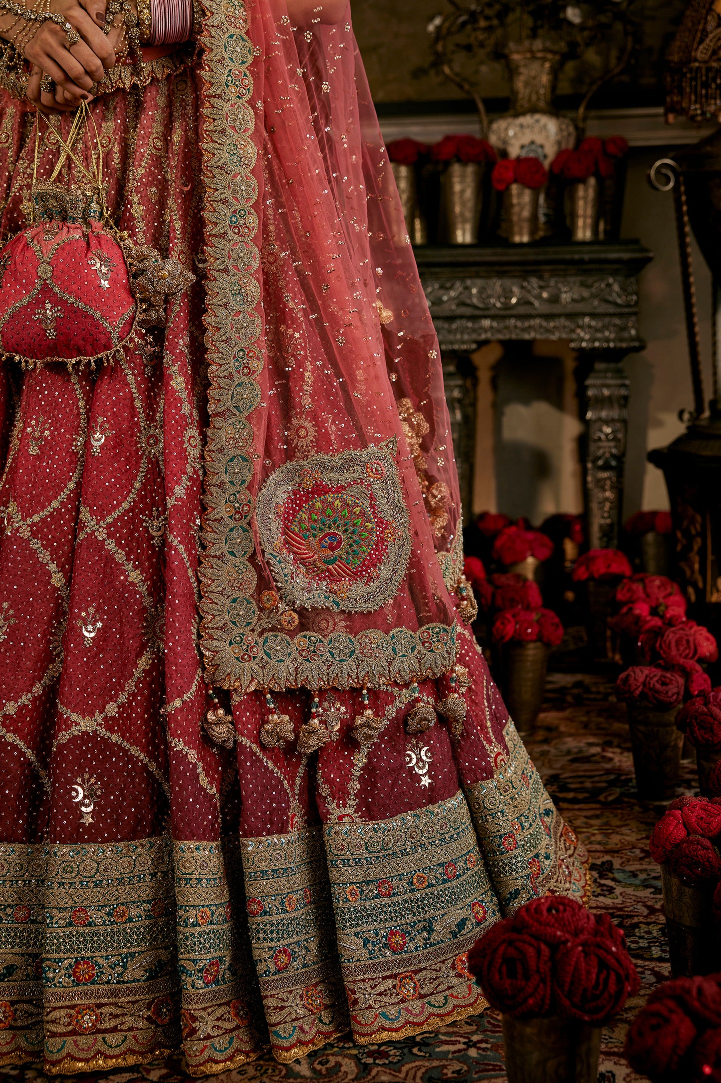 Royal Ruby Silk Lehenga