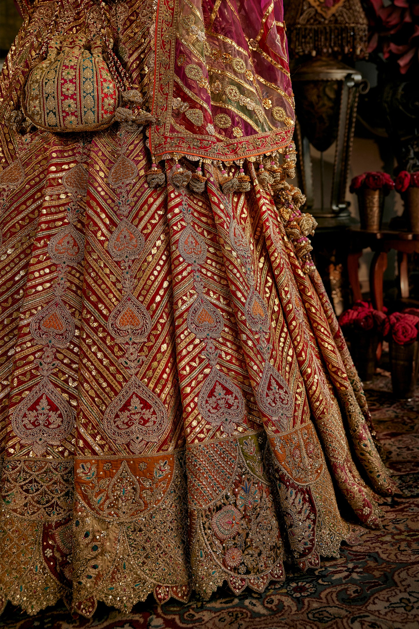 Rani Pink Gota Lehenga