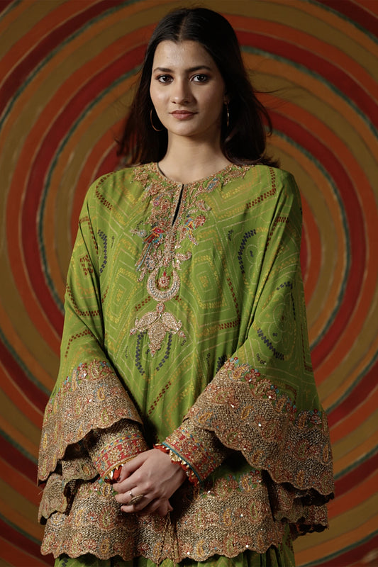 Green Capelet & Sharara