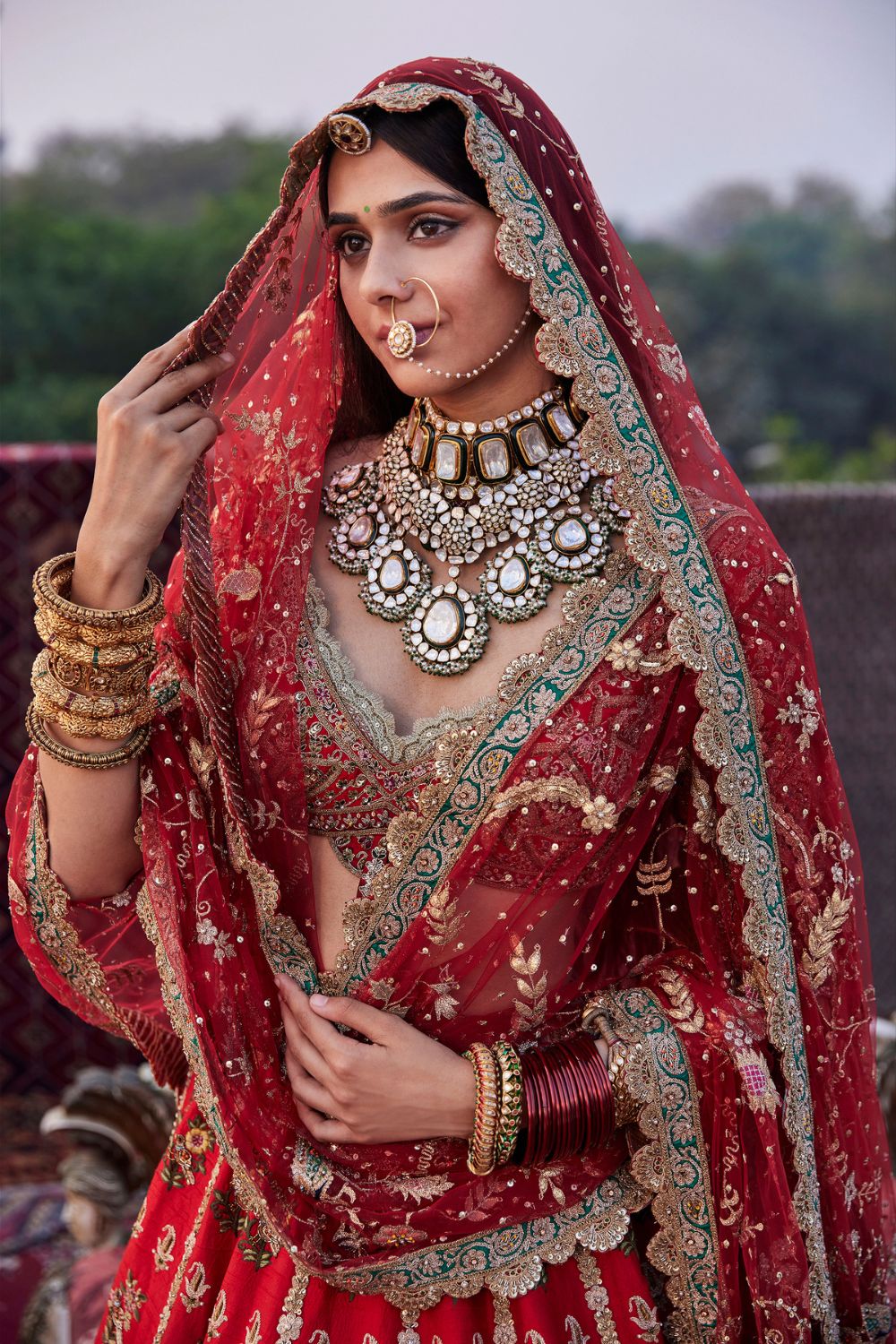 Red Lehenga on a Budget: How to get the look without breaking the bank | by  Banjot Kaur | Medium