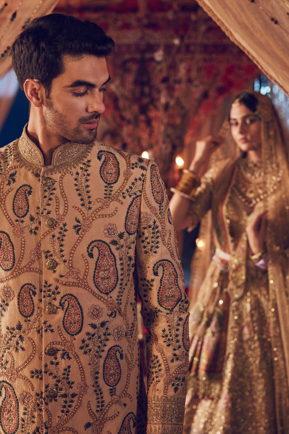 Mustard Gold Sherwani