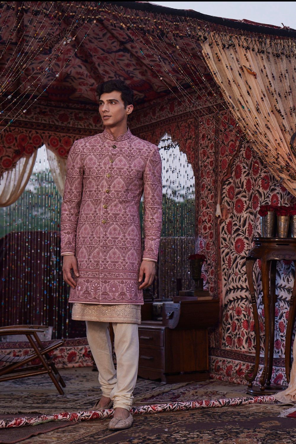 Lilac Sherwani set