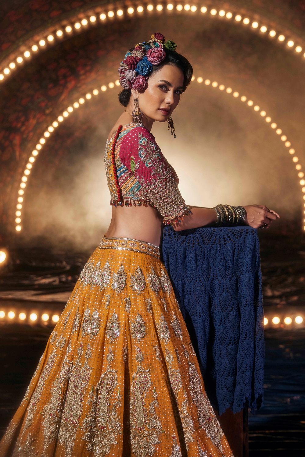 55.Yellow Glittering bridal lehnga | Indian wedding dress bridal lehenga, Bridal  lehenga designs, Asian bridal dresses